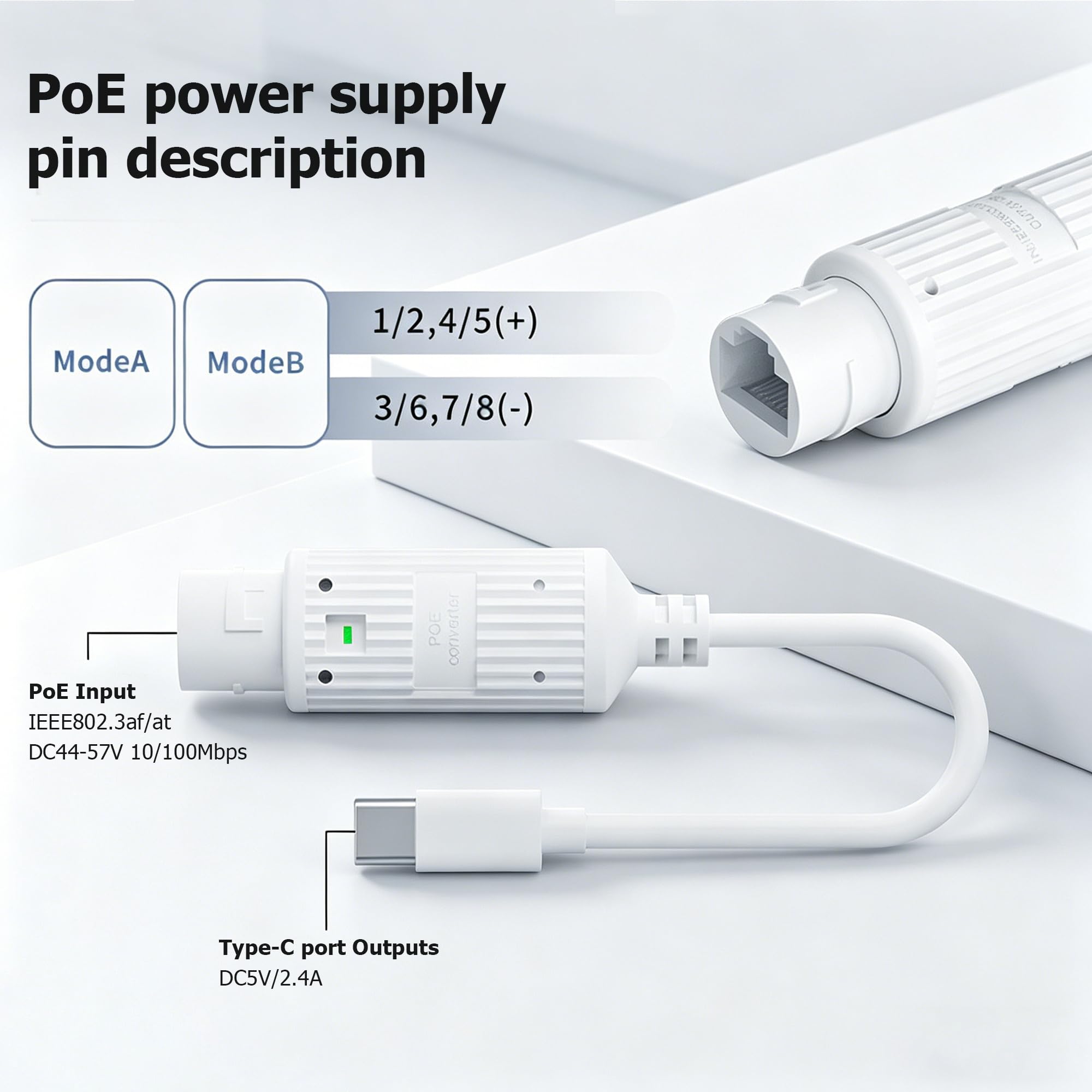 POE to USB-C Power Converter O - đánh giá và giá Outdoor Power Adapter Usb C
