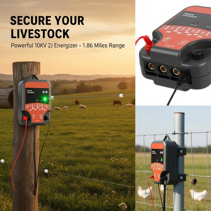 Livestock Energizer 10kV 2J Fo - đánh giá và giá Ac Outdoor Power